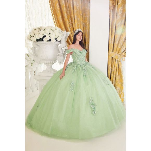Green Cinderella Divine Size XS Ball gown dress